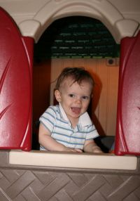 Andrew in play house