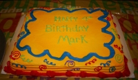 birthday cake for Mark